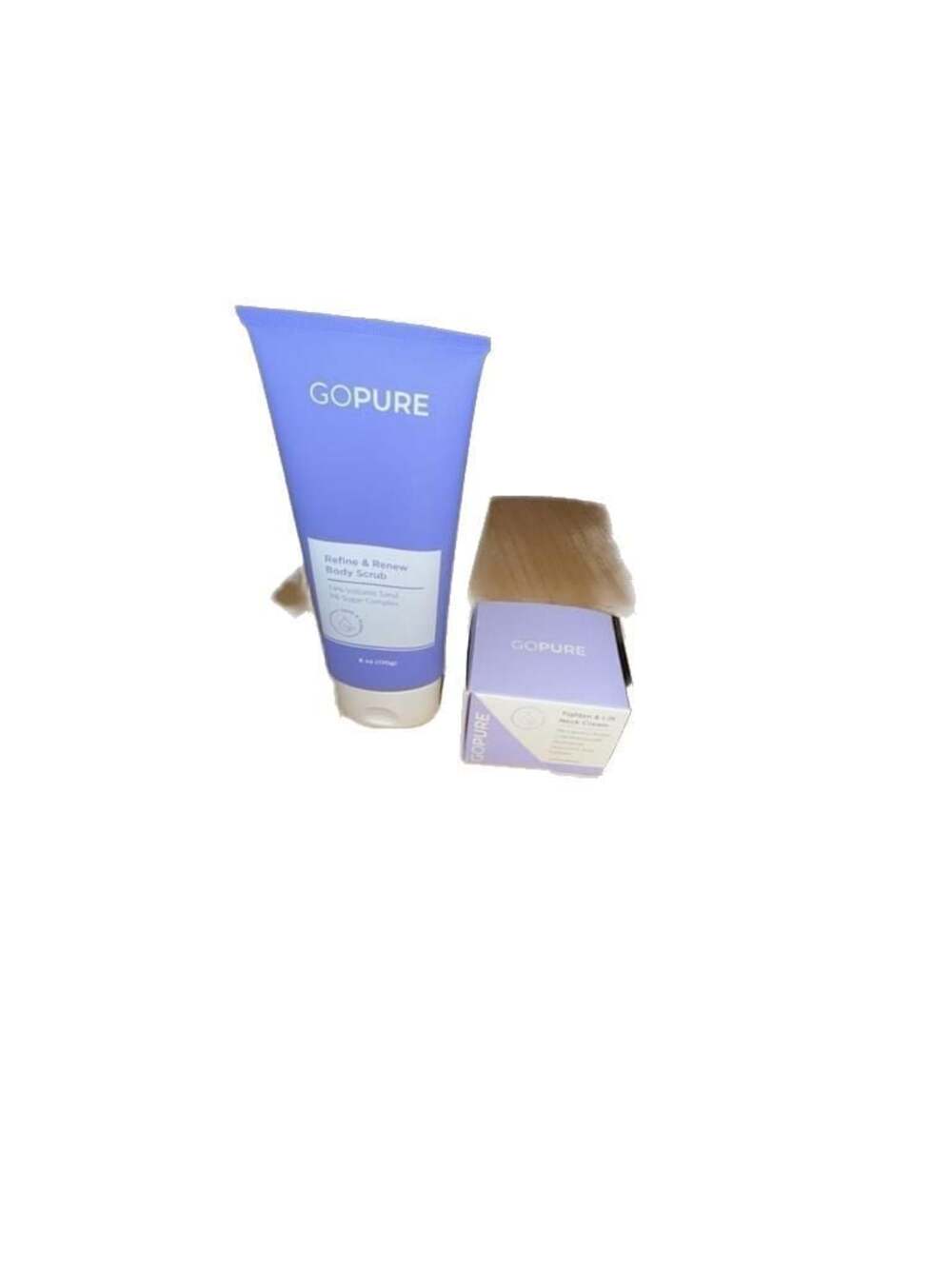 goPure Refine & Renew Body Scrub and Tighten & Lift Neck Cream Bundle